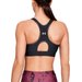 Biustonosz sportowy Mid Keyhole Graphic Under Armour - black