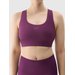 Biustonosz sportowy damski USBAF152 4F - ciemny fiolet