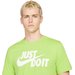 Koszulka męska Just Do It Swoosh Tee Nike - limonkowa