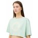 Koszulka, crop top damski 4FWSS24TTSHF1266 4F - mięta