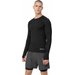 Longsleeve męski 4FSS23TFLOM078 4F - czarna
