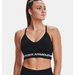 Biustonosz sportowy damski Seamless Low Long Under Armour - czarny