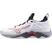 Buty do siatkówki Wave Momentum 3 Mizuno - White/Salsa/Black