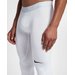 Spodnie kompresyjne męskie Pro Combat Tight Nike - białe