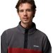 Bluza polarowa męska Steens Mountain Half Snap II Columbia - Red Oxide, Shark