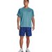 Spodenki męskie Woven Emboss Training Under Armour - Blue Mirage / Black