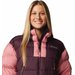 Kurtka puchowa damska Pike Lake II Cropped Columbia - Moonvista, Pink