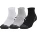 Skarpety Performance Tech Qtr 3 pary Under Armour - Mod Gray/White