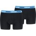 Bokserki męskie Elastic Boxer 2 pary Head - black/blue