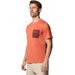 Koszulka męska Hike Pocket SS Columbia - Tuscan Heather, Spice