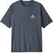 Koszulka męska Cool Daily Graphic Shirt-Lands Patagonia - Chouinard Crest: Smolder Blue X-Dye