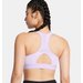 Biustonosz sportowy damski HeatGear High Under Armour - Salt Purple/White