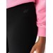 Legginsy dziewczęce 4FJWMM00TTIGF178 4F - głęboka czerń