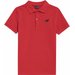 Koszulka chłopięca polo 4FJSS23TTSHM295 4F - czerwona