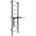 Drabinka gimnastyczna 210x80 cm z drążkiem do ćwiczeń EH-DG06 + DA32 Endorfit - czarna