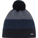 Czapka Merino Star Pompon Eisbar - black/cobalt/anthracite