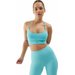 Biustonosz sportowy damski 4FWSS24USBAF096 4F - niebieski