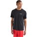 Koszulka męska SS Run Diadora - czarny