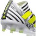 Buty piłkarskie korki Nemeziz 17.1 FG Adidas - biało-seledynowe