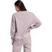 Bluza damska Essentials Linear French Terry Adidas - różowa