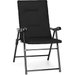 Krzesło ogrodowe z poduszką Outtec - czarne