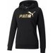 Bluza damska ESS+ Metallic Logo Hoodie Puma - czarna/złota