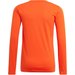 Longsleeve juniorski Team Base Tee Adidas - pomarańczowy
