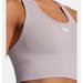 Biustonosz sportowy damski Vanish Seamless Mid Bra Under Armour - beż