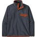 Bluza polarowa męska Synchilla Snap-T Patagonia - Smolder Blue/Burnished Red