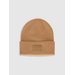 Czapka beanie U0857 4F - jasny brąz