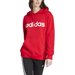 Bluza damska Essentials Linear Hoodie Adidas - Red