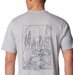 Koszulka męska Rockaway River Back Graphic SS Tee Columbia - szara