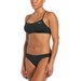 Strój kąpielowy damski Essential Racerback Bikini Set Nike Swim - black