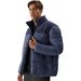 Kurtka puchowa męska 4FWAW23TDJAM348 4F - denim