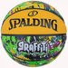 Piłka do koszykówki Graffiti Spalding 7 Spalding - żółty/zielony
