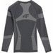 Longsleeve bezszwowy damski 4FAW23USEAF113 4F - ciemny szary