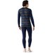 Longsleeve męski Classic Thermal Merino Base Layer Crew Boxed SmartWool - deep navy geo peaks