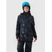 Kurtka snowboardowa damska TTJAF586 4F - multikolor allover