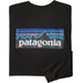 Longsleeve męski P-6 Logo Responsibili Tee Patagonia - black