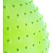 Piłka gimnastyczna z wypustkami Half Fit 65cm Spokey + pompka - zielony