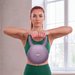 Miękki kettlebell FlexLift 12kg Gymtek - 12kg soft purple