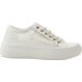 Trampki koronkowe LCW-26-44-44L Lee Cooper - białe Trampki koronkowe LCW-26-44-44L Lee Cooper - białe