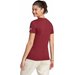 Koszulka damska Loungewear Essentials Slim Logo Tee Adidas - shadow red/white