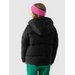 Kurtka puchowa dziewczęca TDJAF450 4F - głęboka czerń