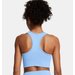 Biustonosz sportowy damski Vanish Seamless Mid Bra Under Armour - Horizon Blue/White