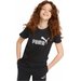 Koszulka juniorska ESS+ Logo Knotted Tee Puma - czarna