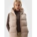 Kamizelka puchowa damska TVJAF141 4F - beż