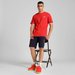 Koszulka męska Ess Small No.1 Logo Tee Puma - All Time Red