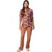Bluza polarowa damska Glacial IV Print Half Zip Columbia - Moonvista Timberwild