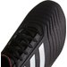 Buty piłkarskie korki Predator 18.3 FG Adidas - czarno-biało-pomarańczowe
